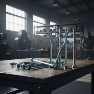 Tornillos de Rosca Parcial de Acero al Carbono Galvanizado con Cabeza Hexagonal de Alta Resistencia Clase 4.8 6.8 M6-M12 Estándar DIN/ANSI PDC - Product Image 1