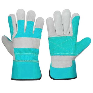 ถุงมือหนังนิรภัย STALWART IMPEX สีส้ม-เทา ปลายนิ้วกันลื่น ทนต่อการเสียดสี ข้อมือตรง น้ำหนัก 11 ออนซ์ ปราศจากน้ำยาง - Product Image 5