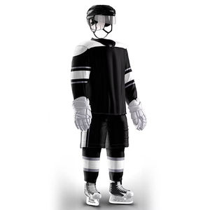 Uniformes de hockey sur glace unisexes sur mesure, vêtements de sport d'équipe, toutes tailles disponibles, fabriqués en polyester, services OEM pour adultes - Product Image 4