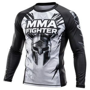 Camiseta de Compresión de Manga Larga para Hombre, Diseño de Sublimación, Secado Rápido, para Deportes de Contacto, MMA - Product Image 4