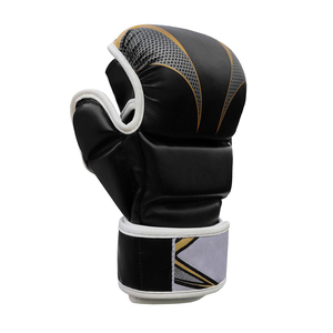 Guantes de Entrenamiento de MMA de Cuero con Diseño Personalizado, Protector de Manos para Kickboxing, Muay Thai, Guantes de Boxeo MMA de Marca Privada - Product Image 3