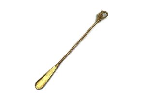 Handmade Brass <b>Shoe</b> Horn Antique Style Durable Build Smooth Edges For Comfortable Footwear Assistance - Product Image 3