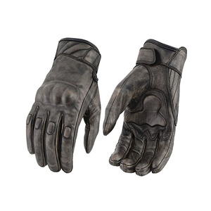 Guantes de Motocicleta de Invierno con Pantalla Táctil Completa, de Cuero, Color y Logotipo Personalizados, Servicio OEM, Venta al Por Mayor - Product Image 1