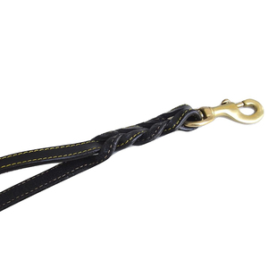 2026 Top Selling High Quality Wholesale Luxury Adjustable And Secure Buckle Online Best Selling Leather Dog Leash - Product Image 3