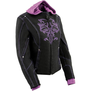 SAMROZ SPORTS Unisex Black Leather Reflective Full Sleeve Lightweight Racer Jacket - Product Image 1