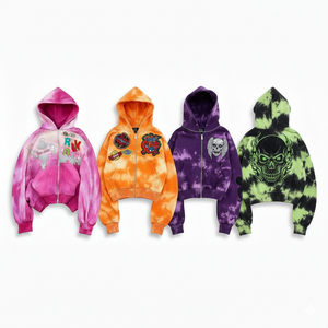 Sudaderas con capucha personalizadas con estampado y bordado de alta calidad de 300-400 g/m² para hombre y mujer, 100% algodón, estilo oversize para invierno, en dos colores. - Product Image 6