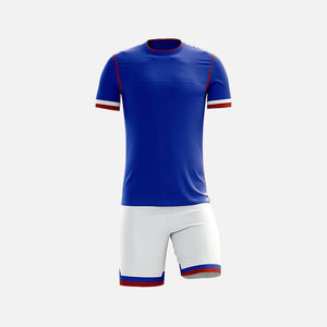 Uniforme de Fútbol de Verano de Manga Corta Transpirable, Diseño Nuevo, de Primera Calidad, Color Personalizado, del Mejor Fabricante, en Venta - Product Image 1