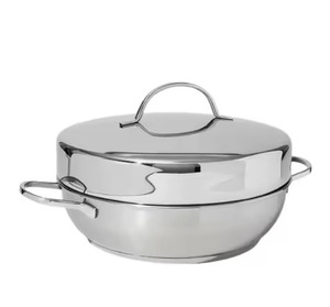Fine Quality Stainless Steel Hot Pot Dish <b>Server</b> Modern Double Wall Insulated Durable Kitchen Serving Bowl Customizable Size - Product Image 4