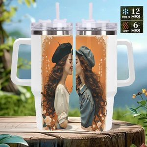 Personalized <b>Insulated</b> Tumbler 40oz Stainless Steel Travel <b>Mug</b> for Motorcycle Club Events - Product Image 2