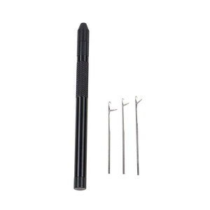 Aguja Profesional para Extensión de Cabello con Puntas Reemplazables para Micro Anillos y Nano Anillos, Herramienta para Extensiones de Cabello - Product Image 1