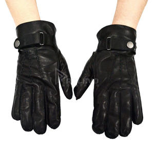 Gants en cuir robustes, mitaines, protection thermique contre le froid, équipement de sécurité pour les mains des hommes, mitaines en cuir de vache véritable, en vrac - Product Image 3