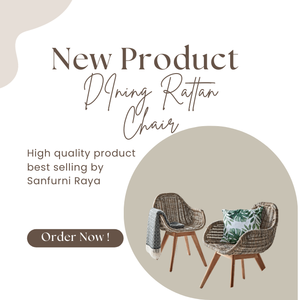 High Quality Rattan Wicker <b>Dining</b> <b>Chair</b> <b>Dining</b> Room Furniture Direct Use Handmade From Central Java Indonesia - Product Image 3