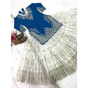 Designer New Fancy Style Robes de Bal Party Wear Lehenga Top - Product Image 4