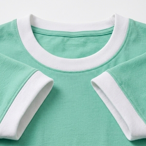 Men Light <b>Weight</b> Breathable Combed Cotton Fabric Solid Color Crew Neck Short Sleeve <b>Blank</b> Design T Shirt Wholesale Price - Product Image 5