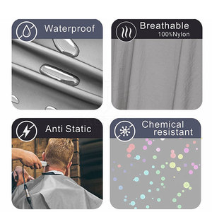 Cape de coiffure professionnelle pour salon, pour la coupe, le coiffage et l'entretien des cheveux, design confortable, réutilisable pour une utilisation quotidienne en salon - Product Image 5