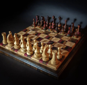 Real Horn <b>Chess</b> Board and <b>Chess</b> Pieces Fully Handmade Exquisite Craftsmanship - Product Image 2