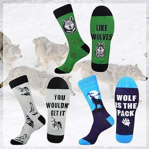 Calcetines Casuales de Invierno para Hombre de Primera Calidad, Transpirables, Cómodos, de Spandex/Nylon, Resistentes a Desgarros, Tejidos Personalizables - Product Image 3