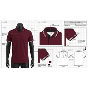 Chemises polo pour hommes, style moderne, nouvelle collection OEM, tissu solide, vêtements décontractés, haute qualité, anti-rides, respirantes, prix de gros - Product Image 6