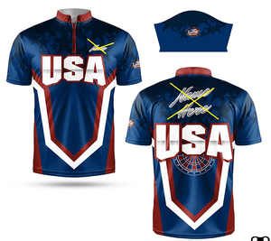 Maillot de sport personnalisé à col zippé, imprimé trèfle vert 3D par sublimation, pour événements de la Saint-Patrick - Product Image 2