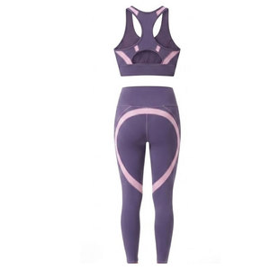 Ensemble de sport côtelé sans coutures pour femme, extensible, pour entraînement, yoga, course à pied et exercices quotidiens - Product Image 6