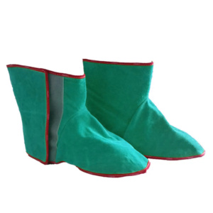 Couvre-chaussures de soudeur en cuir de vachette pleine fleur, résistants aux étincelles et à la chaleur, pour la sécurité industrielle et la protection du travail des soudeurs - Product Image 4