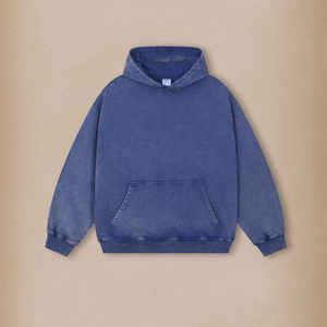 เสื้อฮู้ดผู้ชายสีเบจ ทรงปกติ ผ้าฝ้ายฟลีซ พิมพ์ลายลำลอง มีกระเป๋าหน้า สำหรับฤดูหนาว สไตล์ล้ำสมัย แนวคิดวัฒนธรรมครูว์ - Product Image 3