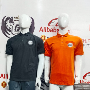 Chemises polo personnalisées pour le personnel et les enseignants avec emblème scolaire, chemises polo scolaires anti-plis pour garçons et filles - Product Image 1