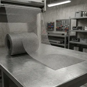 Expanded Galvanized Steel Mesh for Machine Guard Safety <b>Fence</b> and Security Screen Heavy Gauge Galvanized Expanded Metal Mesh - Product Image 1