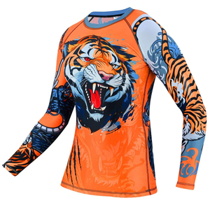 Rashguard MMA à manches longues pour homme, T-shirt de compression pour BJJ et MMA - Product Image 2