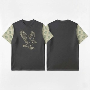 T-shirt da uomo a maniche corte in cotone organico con stampa tipografica, <span class=keywords><strong>grafica</strong></span>, sostenibile, streetwear. - Product Image 4