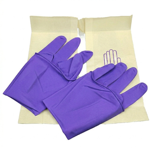 Gants chirurgicaux en latex jetables stériles texturés pour examen médical, épaisseur 6 mil, emballage OEM en gros pour hôpitaux - Product Image 5