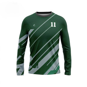 Maillot de basket-ball personnalisé pour hommes, gris, noir et orange |   Maillot d'entraînement à manches longues à séchage rapide - Product Image 5