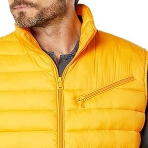 Blouson matelassé personnalisé avec logo pour homme, nouvelle arrivée, épais, chaud pour l'hiver, réversible, à capuche, col montant - Product Image 4