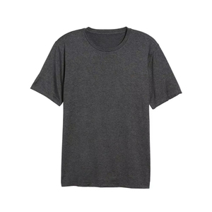 T-shirt uni en coton 100% respirant de haute qualité pour hommes, personnalisable, avec motif régulier, prix de gros abordable - Product Image 2