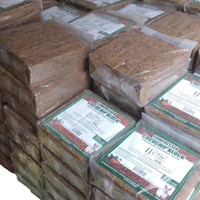Bloc de culture en fibre de coco naturelle écologique prêt à l'emploi pour jardin, export en vrac depuis l'Inde