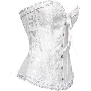 Corsets vintage pour femmes grandes tailles, top sexy sculptant, nouvelle édition moderne, corset en brocart pour femmes - Product Image 4