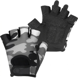 Gants demi-doigts en nylon antidérapants pour femmes, respirants, compatibles écran tactile, avec poignet réglable, pour yoga, musculation et gym - Product Image 1