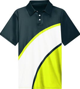 Chemises décontractées pour hommes, nouvelle collection, design tendance, logo personnalisé, couleur unie, respirantes, 100% polyester tricoté, manches courtes ROMAN - Product Image 1
