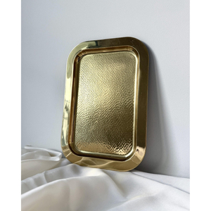 Superior Quality Silver Metal Stainless Steel Unique Design Home Hotel Tableware Dry Fruits Serving Platter <b>Snacks</b> Serving <b>Tray</b> - Product Image 3