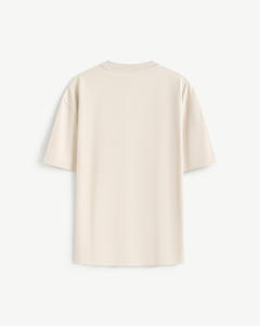 T-shirt à manches courtes pour homme, coupe ample, uni, tricoté, 100% coton, infroissable et respirant, Routine Vietnam - Product Image 2