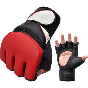 Guantes Profesionales de Grappling para MMA con Palma Abierta, Logotipo Personalizado, Guantes de Entrenamiento Deportivo para Artes Marciales Estilo UFC - Product Image 2