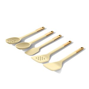 Juego de Utensilios de Cocina de Silicona Ecológicos de 6 Piezas con Recipiente de Cerámica para Crema de Mantequilla - Product Image 4