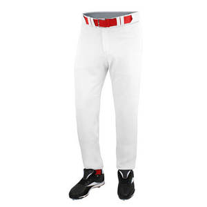 Ensemble uniforme de baseball noir et rouge pour homme, en polyester respirant, vêtements de sport pour adultes - Product Image 5