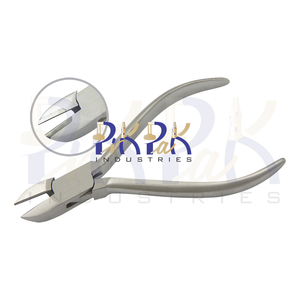 Cortador lateral de 130mm con mordazas lisas con acabado mate de resorte para fabricación de joyas DIY y prensado pesca personalizable soporte OEM - Product Image 1