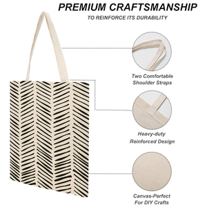 Sac fourre-tout en toile personnalisé, sac à bandoulière en toile en promotion - Sac fourre-tout en toile de couleur unie, taille personnalisable - Product Image 4