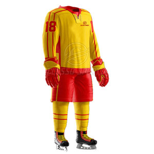 Uniforme de hockey sur glace pour hommes de haute qualité, séchage rapide, léger, couleur unie, uniforme de hockey sur glace raisonnable - Product Image 3