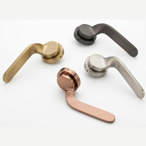 Premium Brass Door <b>Handle</b> Set with Mortise <b>Lock</b> |Luxury Lever Door <b>Handles</b> for Interior Doors in Antique,Gold & Graphite Finish - Product Image 1