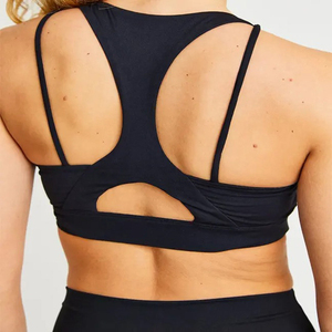 Conjunto Deportivo de 2 Piezas para Mujer, Transpirable, de Cintura Alta, Sujetador Deportivo y Pantalones Cortos, Ropa Deportiva sin Costuras para Gimnasio, Venta al Por Mayor - Product Image 2