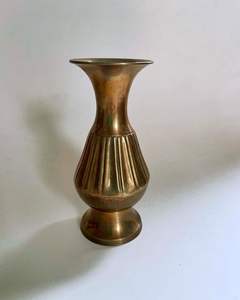 Jarrón de Metal de Arte Marroquí, Jarrón Otomano Bloom, Jarrón Decorativo de Estilo Persa, Jarrón con Acentos Mediterráneos, Jarrón de Metal con Patrón Árabe - Product Image 5