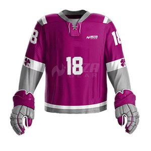 Uniforme de Hockey sobre Hielo de Poliéster Transpirable con Diseño Personalizado y Logotipo Propio, Talla Grande para Adultos, el Más Popular - Product Image 4